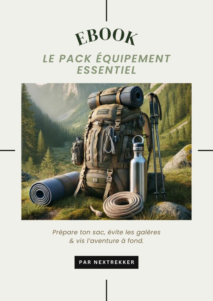 La pack équipement essentiel pour randonnée, trek et aventure
